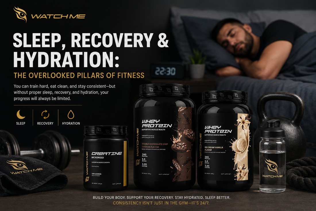 Sleep, Recovery & Hydration: The Overlooked Pillars of Fitness | Watchme Supps