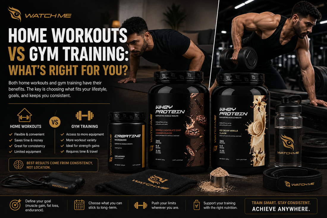 Home Workouts vs Gym Training: What's Right for You? | Watchme Supps