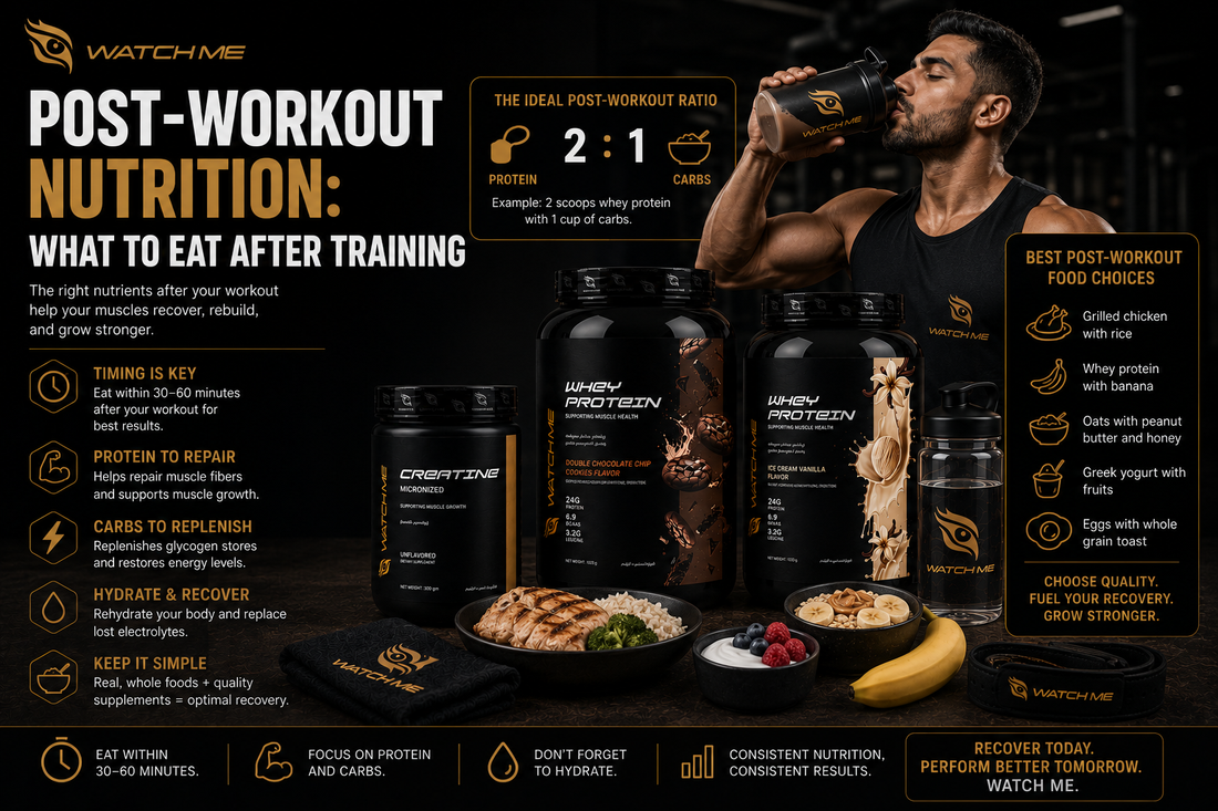 Post-Workout Nutrition: What to Eat After Training | Watchme Supps