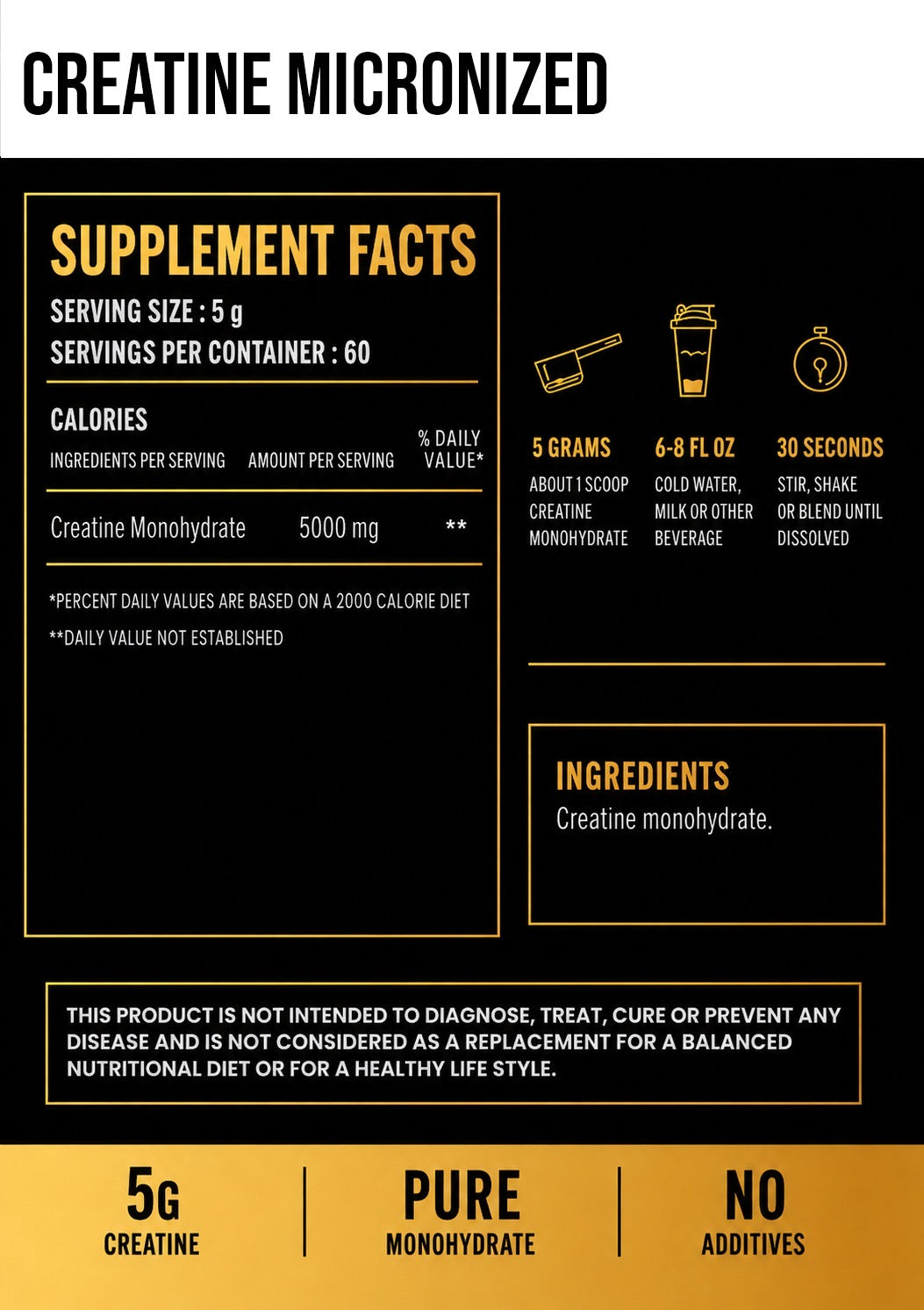 Creatine Micronized 300 gms