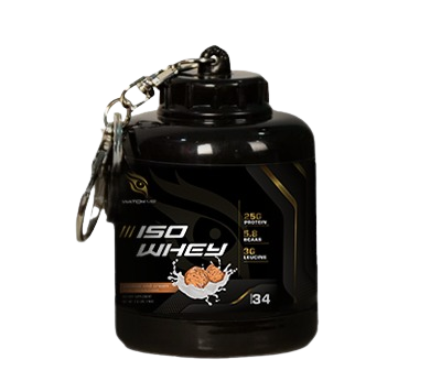 1 Scoop Iso Whey Protein Key Chain (Cookies and Cream)